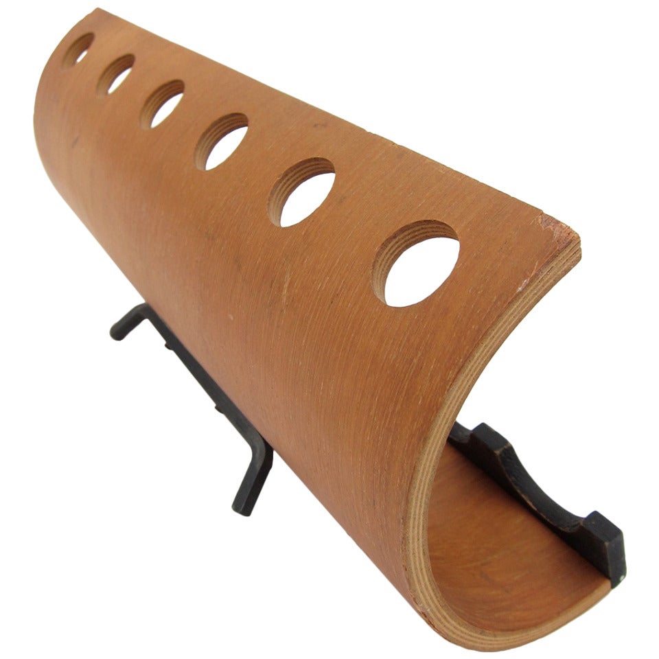 Modernist Smoking Pipe rack For Sale