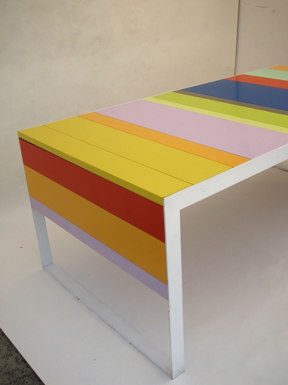 Italian multicolored desk.