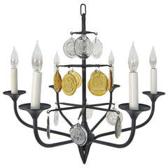 Erik Hoglund Six Arm Chandelier