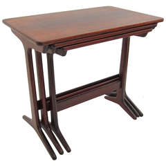 Danish Rosewood Nesting Tables