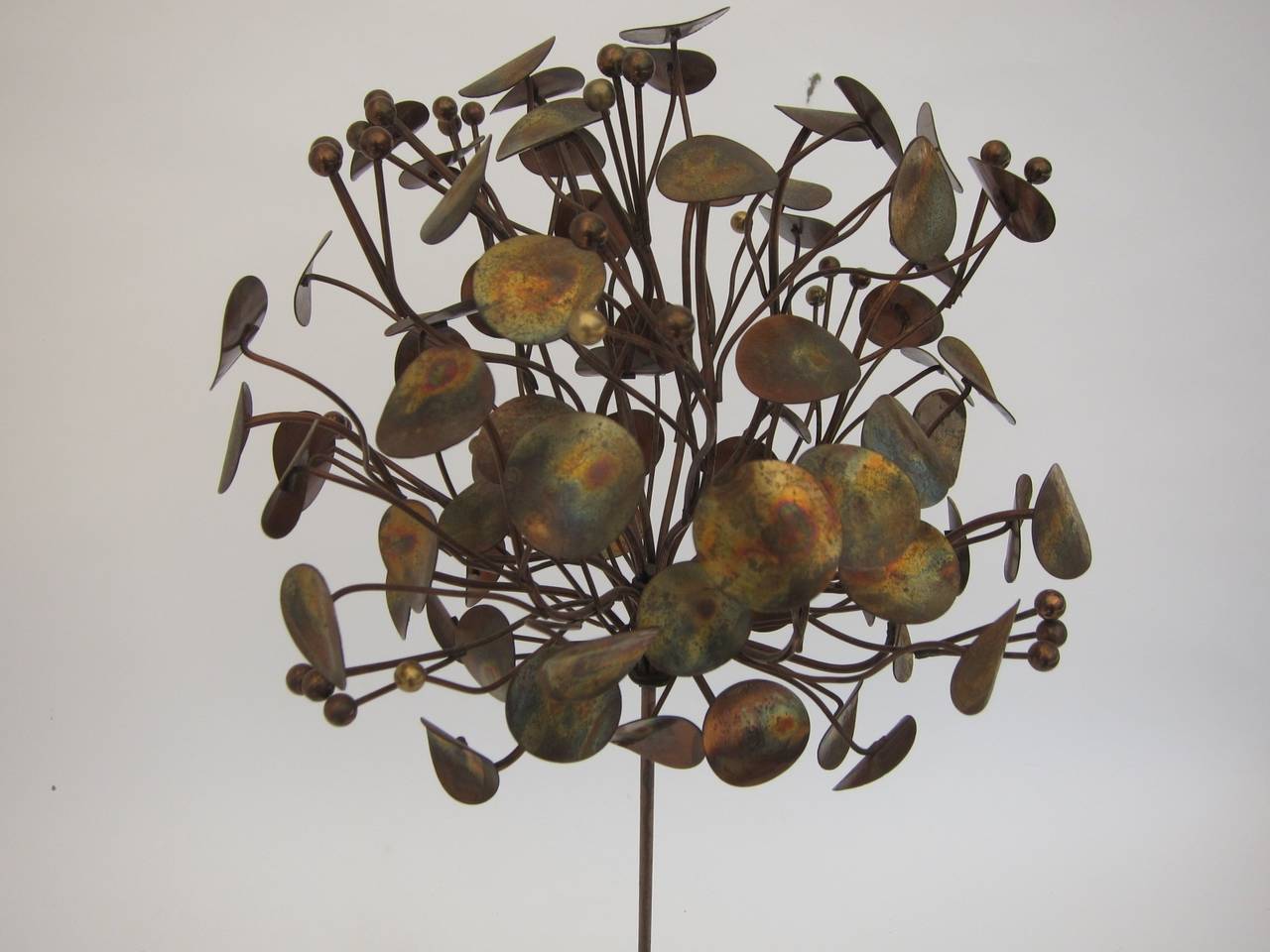 Brass Tree Table Sculpture