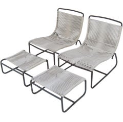 Pair Of Walter Lamb Lounge Chairs