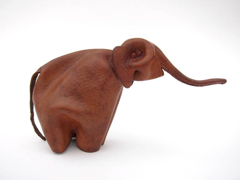 German Leather Elephant by Deru