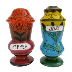 Vintage Raymor Ceramic Salt and Pepper Shakers