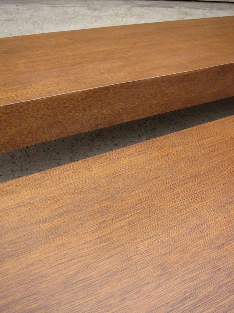 Pair of Mahogany Coffee Tables/Benches 1