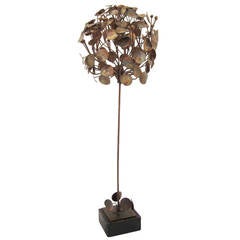 Brass Tree Table Sculpture