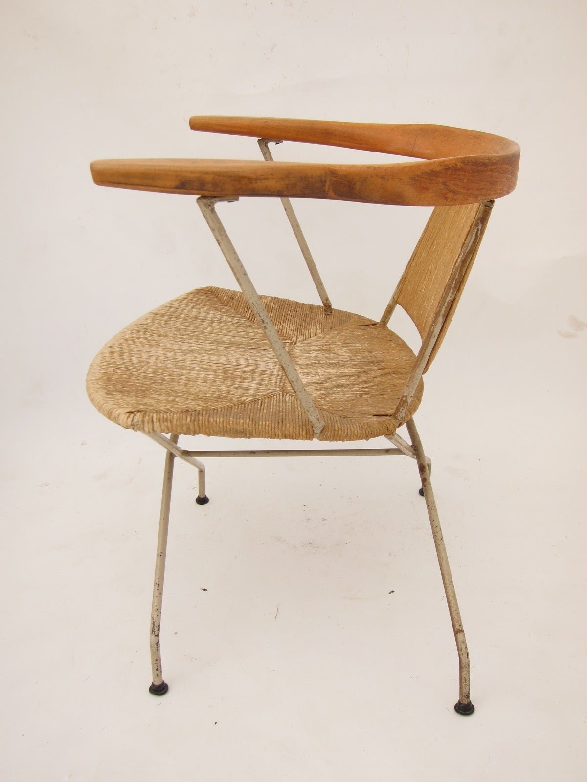 Painted Arthur Umanoff Arm Chair for Raymor For Sale