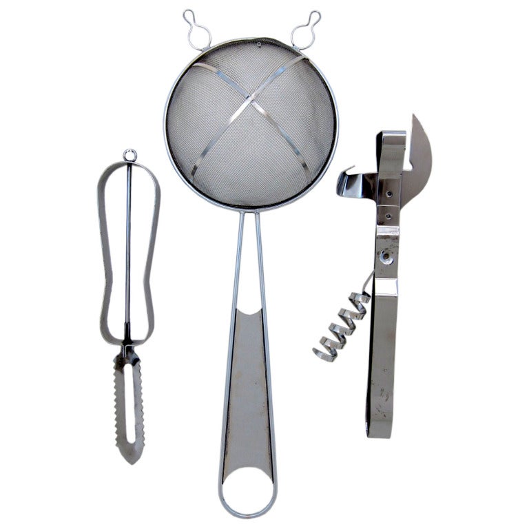 Large Wall Hanging Kitchen Utensils by Curtis Jere