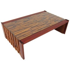 Percival Lafer Slat Wood Coffee Table