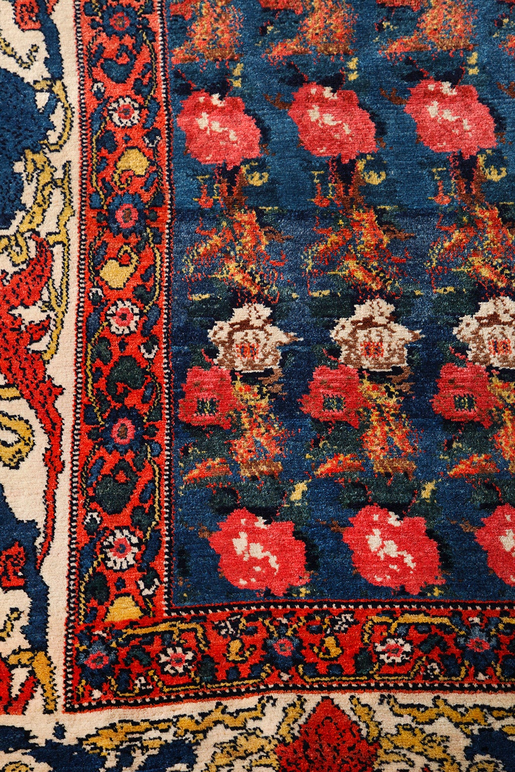 Antico tappeto persiano Senneh del 1900, lana, 12' x 16' in vendita 1