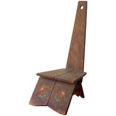 19th c. American Primitive-Style Child's Chair