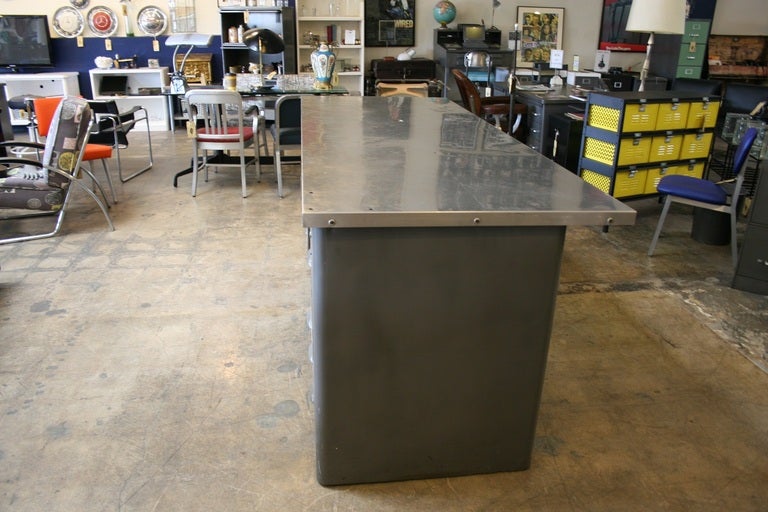 Stainless Steel Pressweld Industrial Work Table For Sale