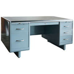 Tanker Desk by Steel Age, Refurbished