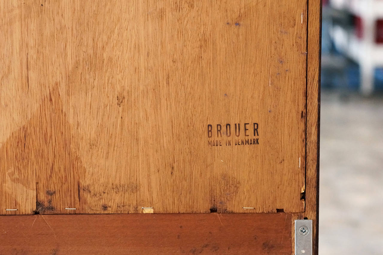 Mid-20th Century Danish Modern Rosewood Cabinet by Brouer