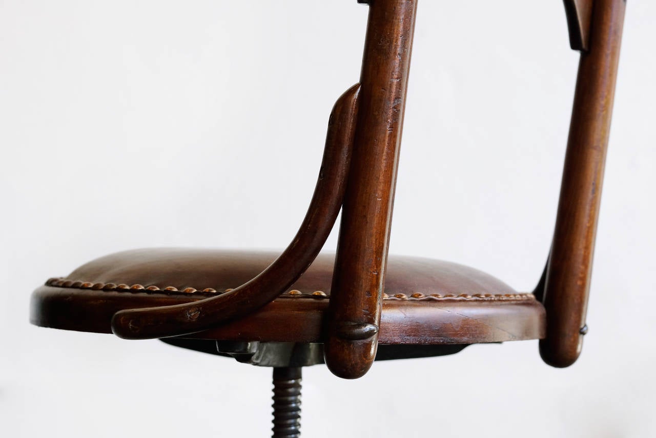 antique drafting stool