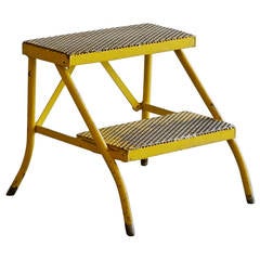 Retro Industrial Step Stool, Three Available
