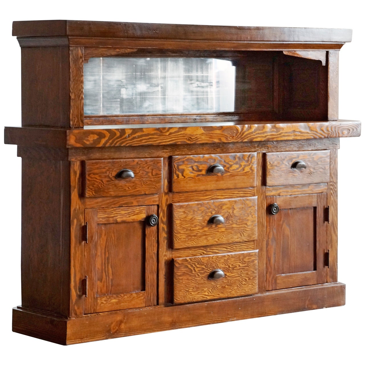 American Craftsman Cabinet with Mirror, Early 1900s