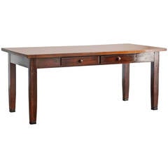 American Craftsman Library Table, Mahogony