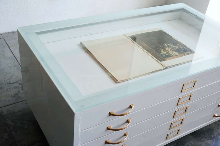 high gloss white file cabinet