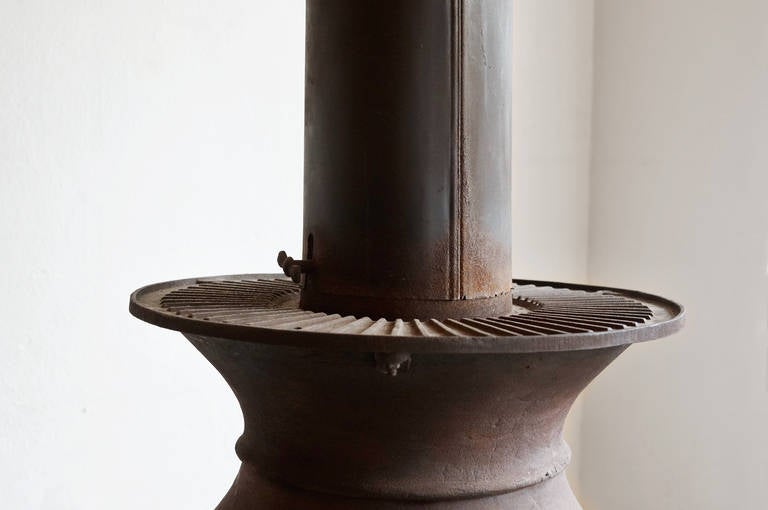antique cast iron pot belly stove