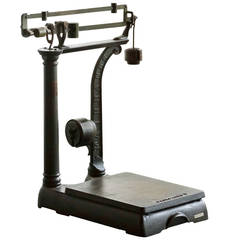 Used Fairbanks Platform Scale with Weights