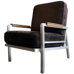 Lobby Series Lounge Chair, Custom Made, 1940s Inspired