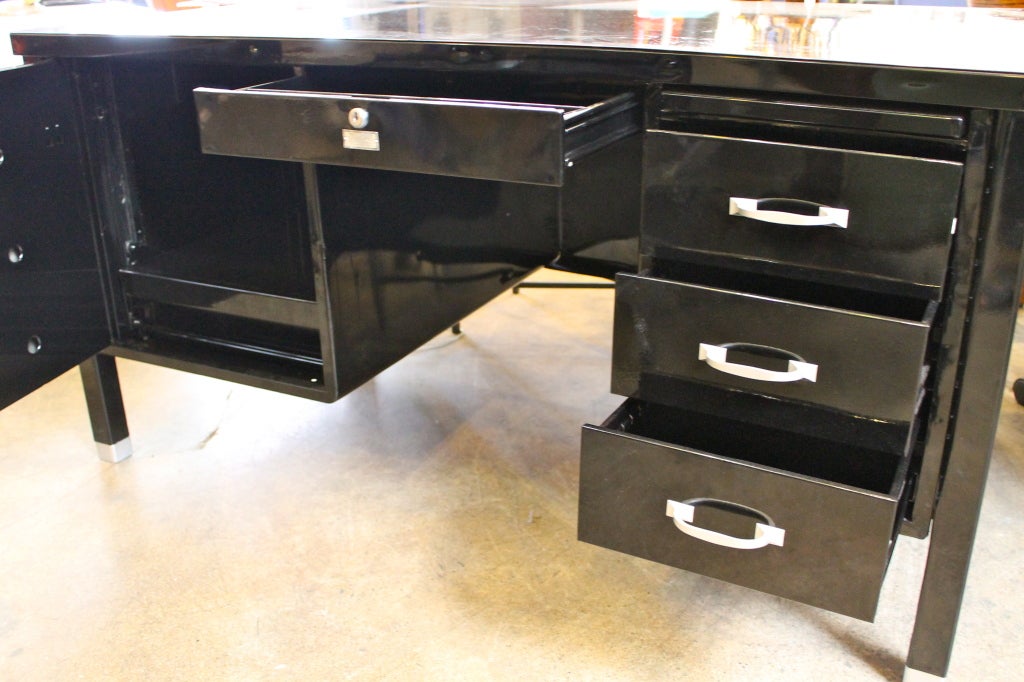 American General Fireproofing Executive Desk For Sale