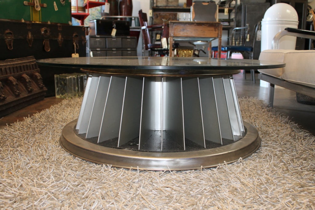 This rotating coffee table has been featured in the recent movie 