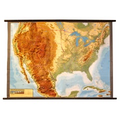 Vintage United States Relief Map