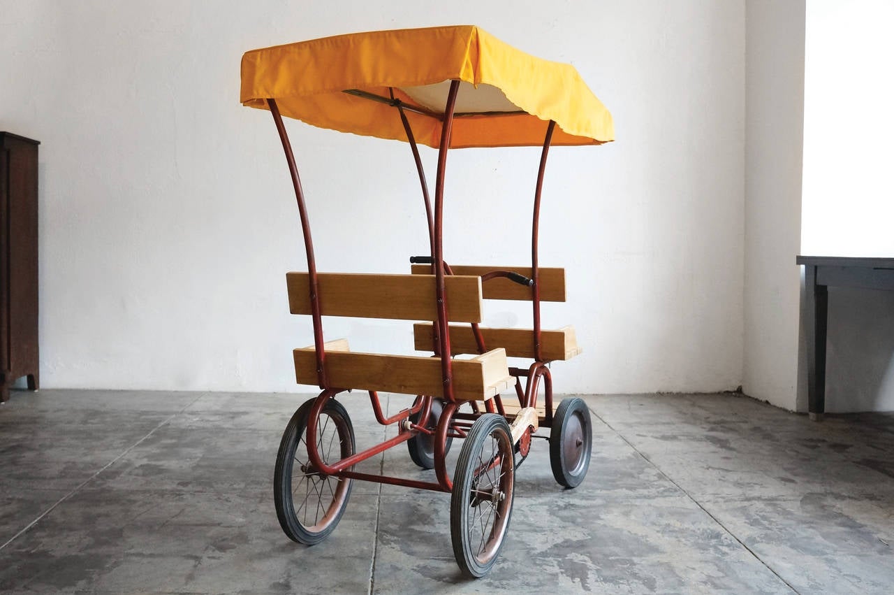 Mid-20th Century Antique Pedal Car, circa 19550s