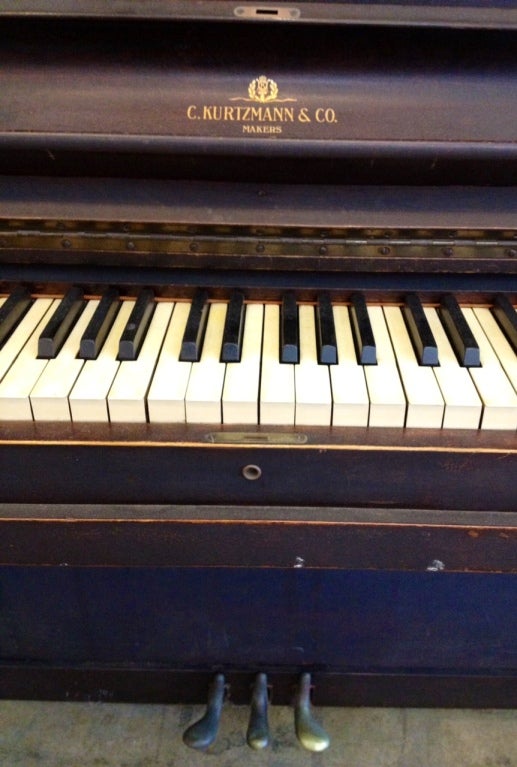 20th Century Antique Upright Piano For Sale