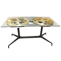 Retro Film Reel Table - Made to Order