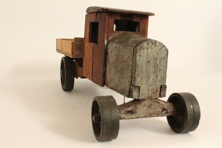 American Folk Art Handmade Toy Truck