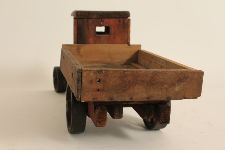 Folk Art Handmade Toy Truck 1