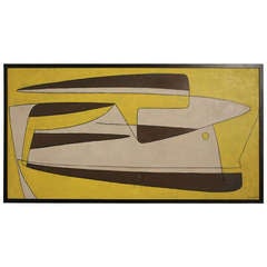 1955 Howard Church Minimalist Abstract Oil