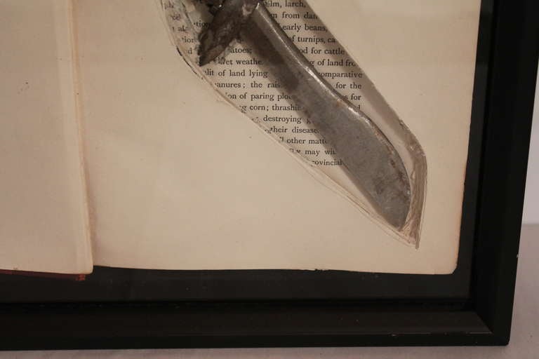 American Prison Confiscated Handmade Knife Hidden in a Book
