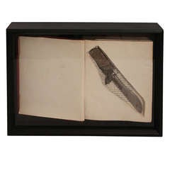 Prison Confiscated Handmade Knife Hidden in a Book