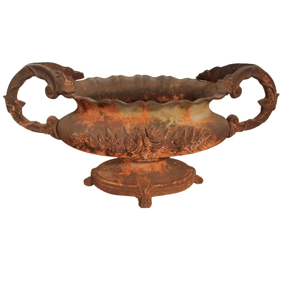 19th Century French Double Handled Urn