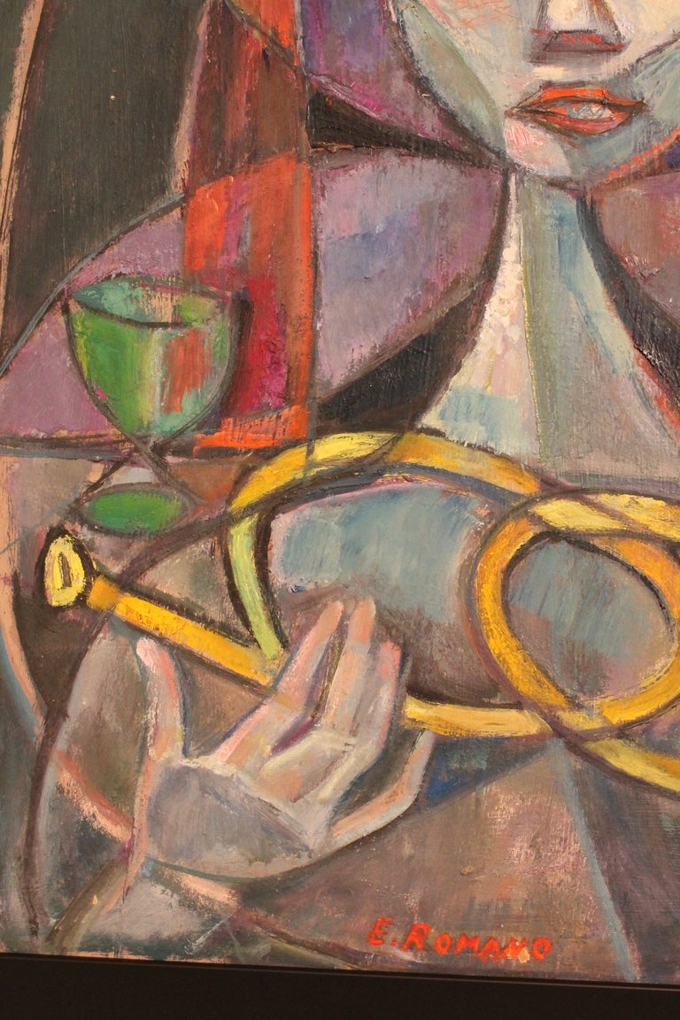 Emanuel Glicen Romano " Clown with Bugle"