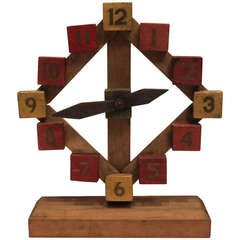 Vintage 1950's Modernist Time Teaching Toy
