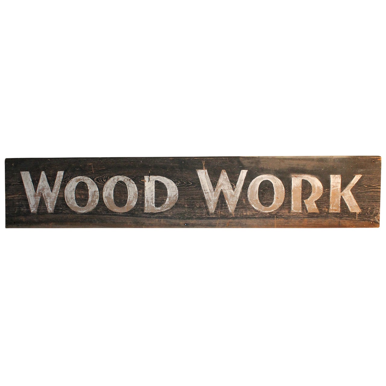 19th Century Wood Work Trade Sign For Sale