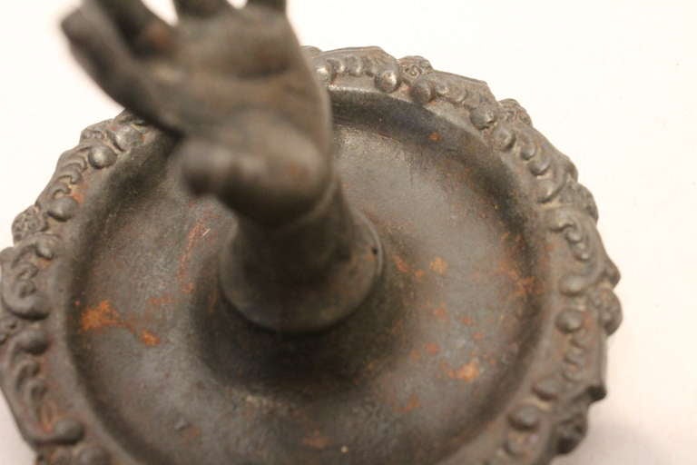 Wilton Cast Iron Hand Ashtray For Sale at 1stDibs