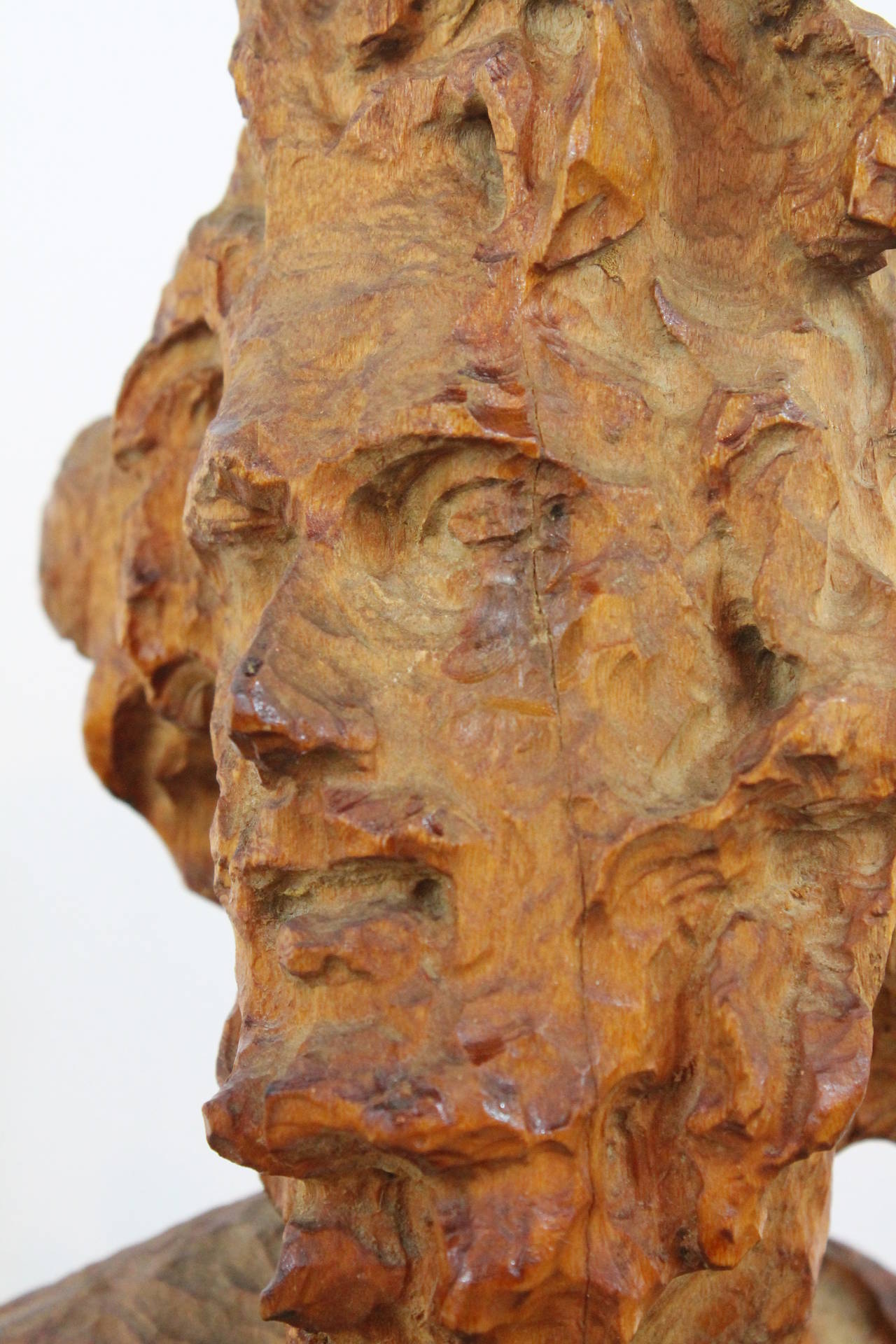 19th Century Carved Bust For Sale 5