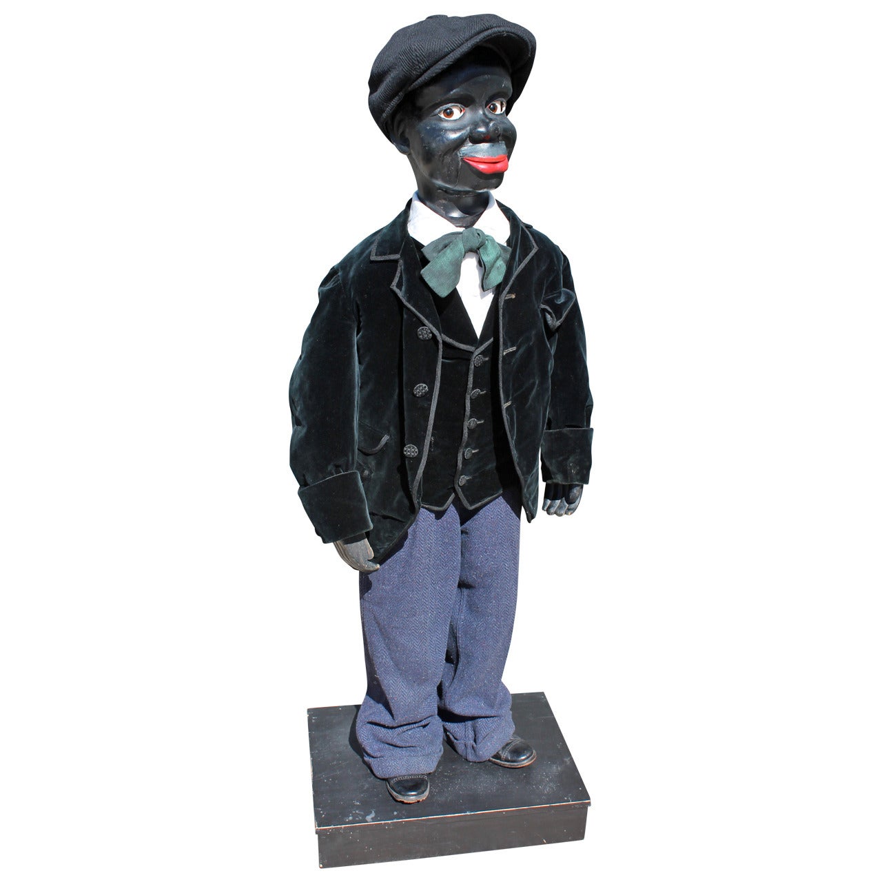 Carved American Ventriloquist Dummy, circa 1900