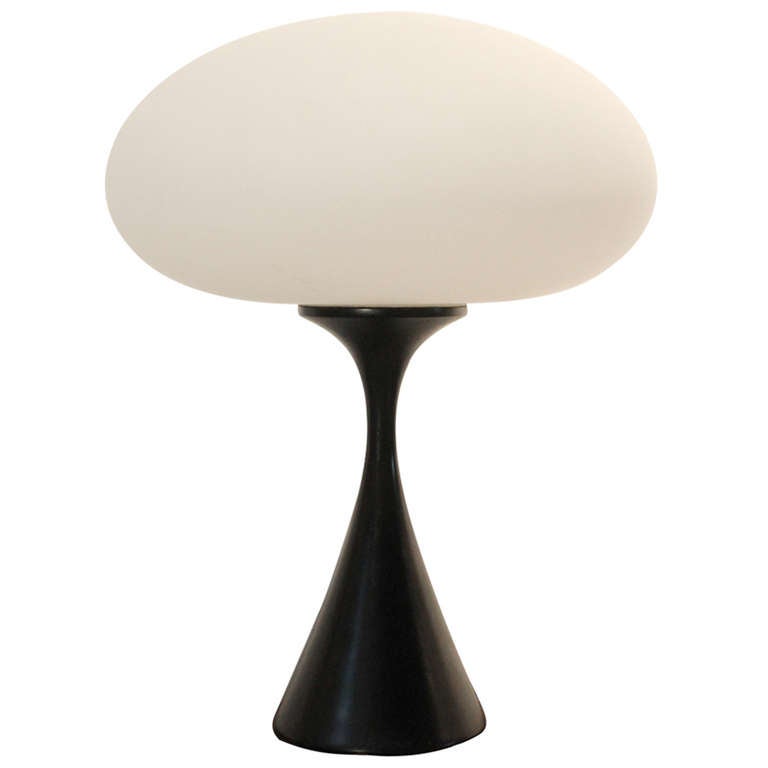 Laurel Black Based Mushroom Lamp