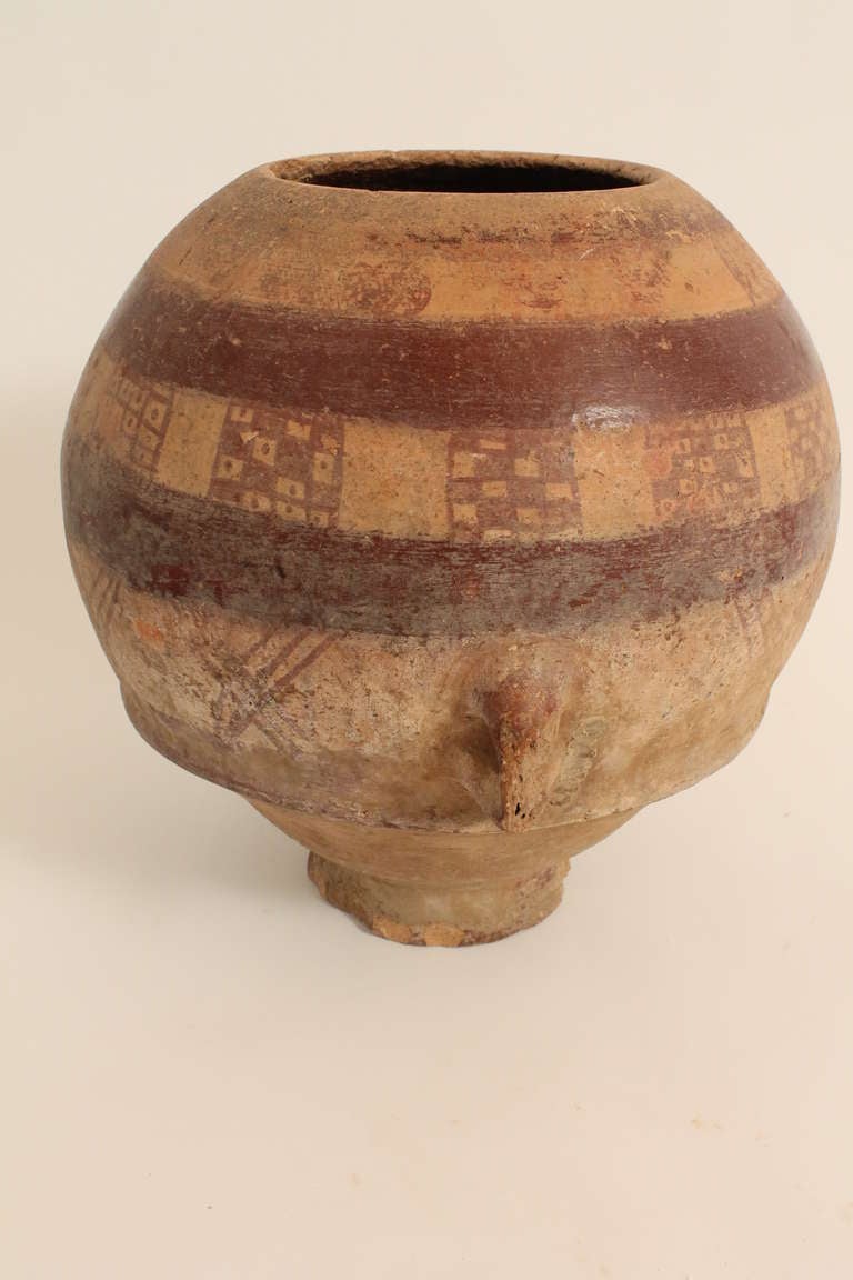 Malian Early 20th Century Djenne Clay Vessel For Sale