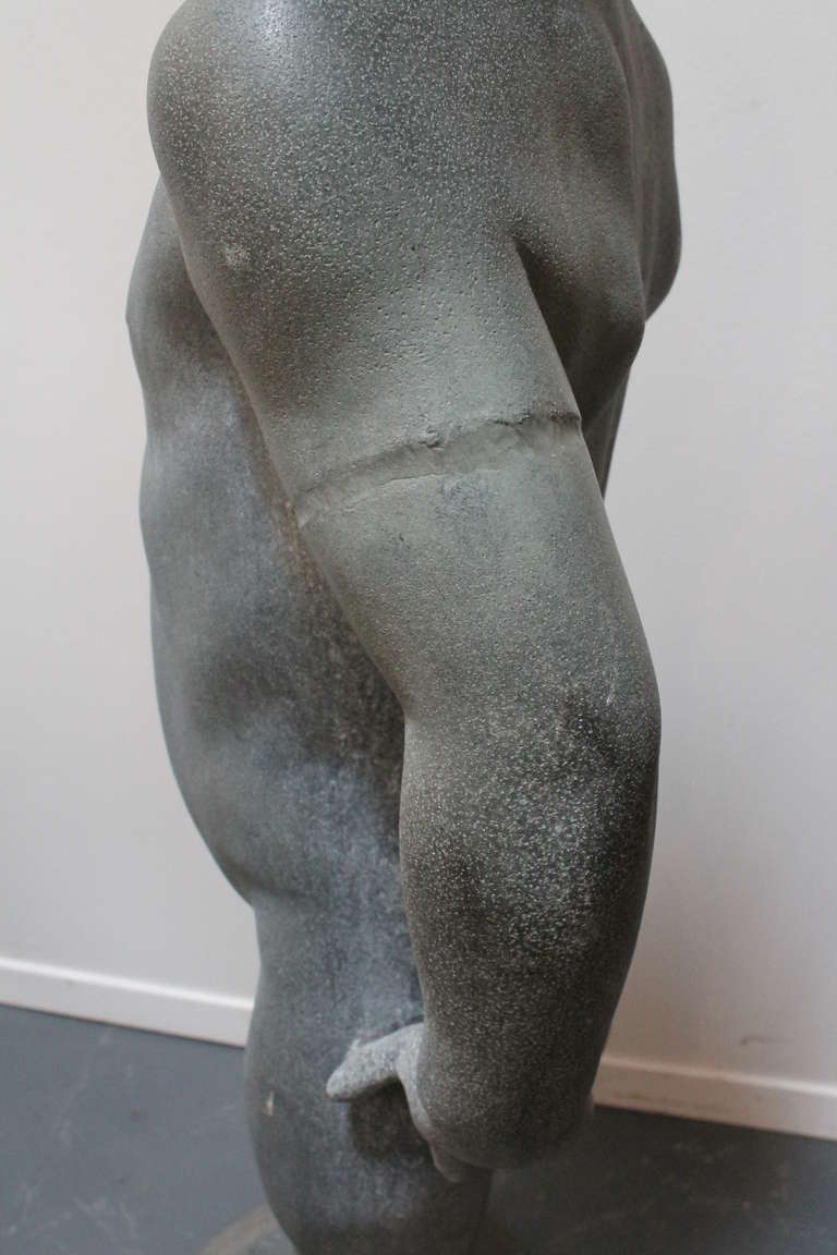 Nude Life Size Zinc Child Sculpture For Sale 1