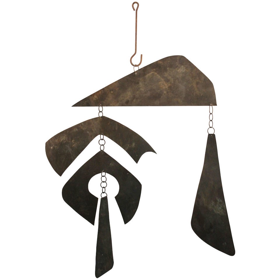 Modernist Homer Gunn Bronze Mobile