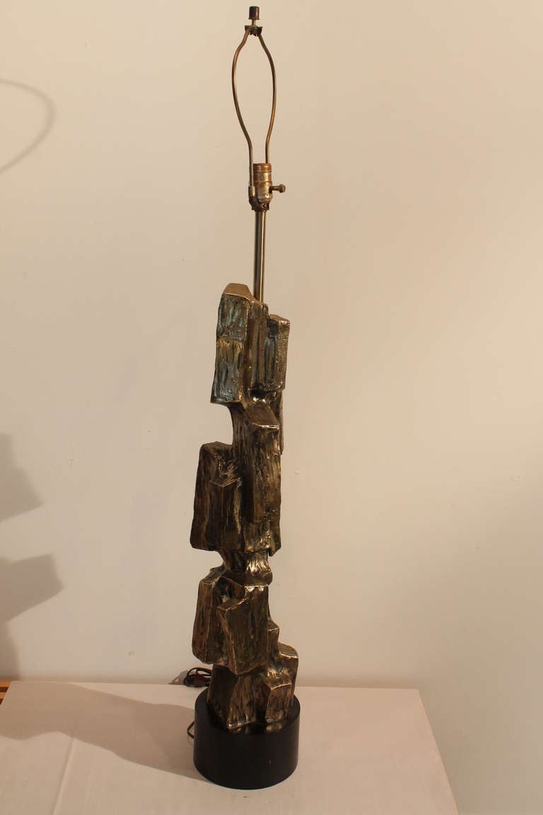 Mid-Century Modern Brutalist Laurel Lamp by Maurizio Tempestini