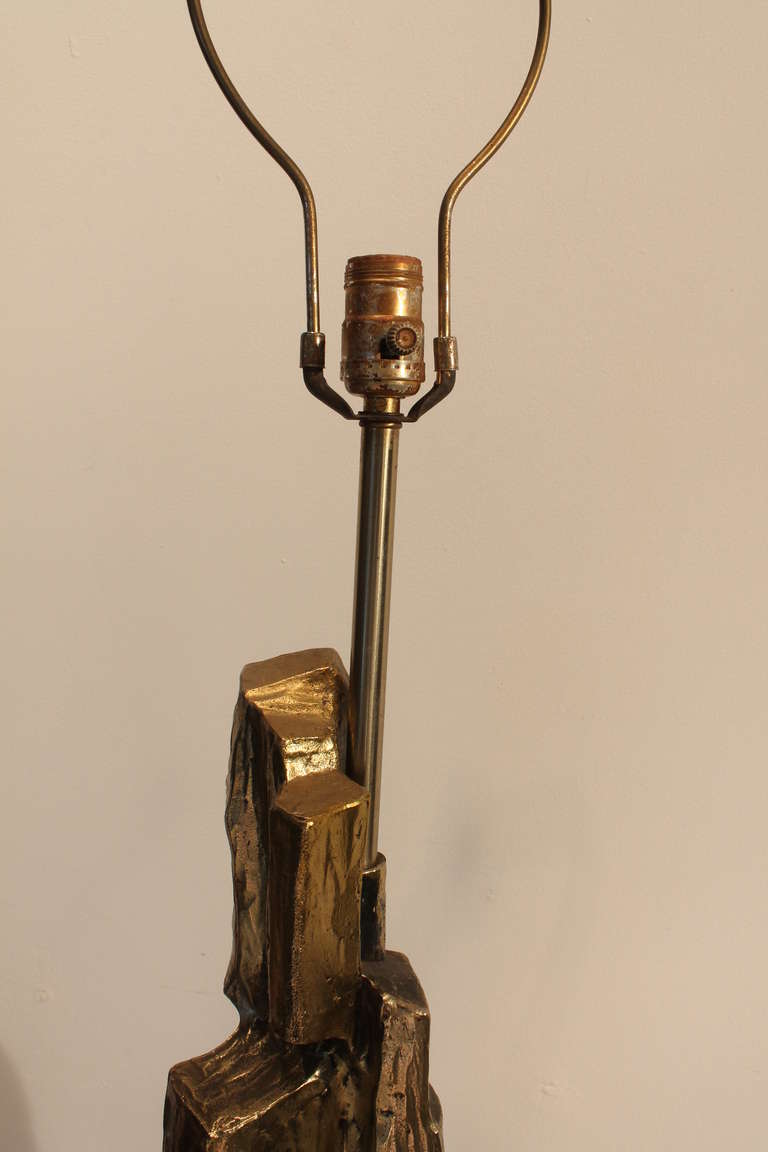 Brutalist Laurel Lamp by Maurizio Tempestini 1